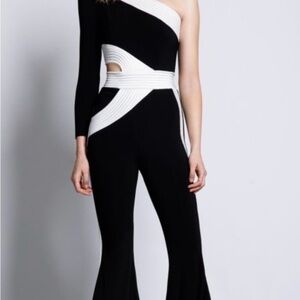 Zhivago Monochrome One-Shoulder Jumpsuit